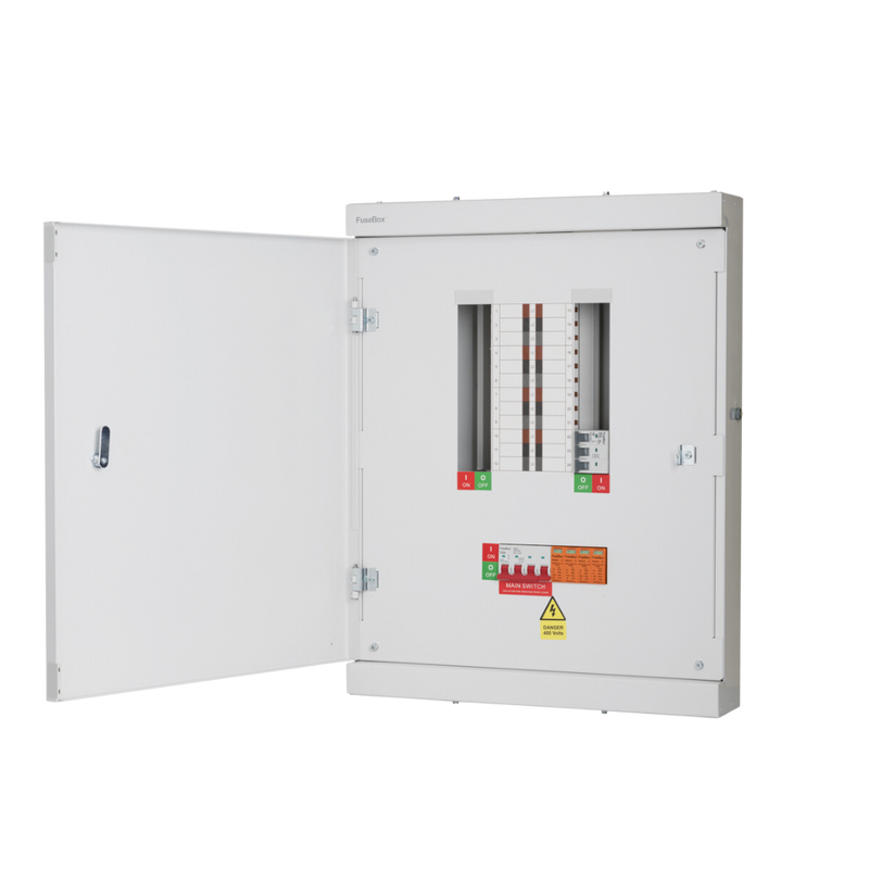 7 Way 3 Phase Distribution Board With SPD