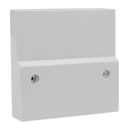 Excel 1 Gang 45A Cooker Outlet Plate - White