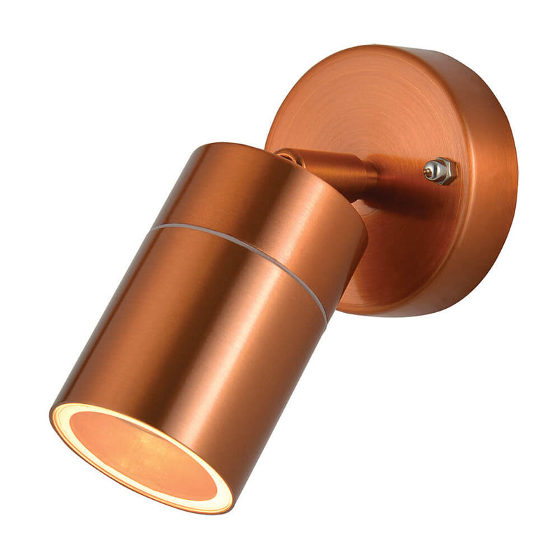 35W Outdoor Copper Adjustable Wall Light