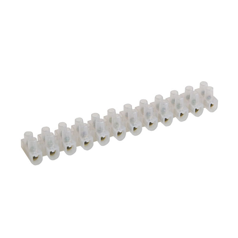 QA 15A 12 Way PVC Strip Connector Terminal Block