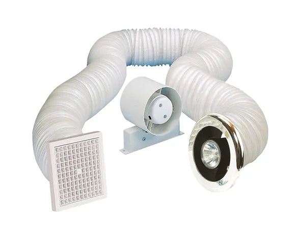 4"IN-LINE SHOWER LIGHT KIT+TMR