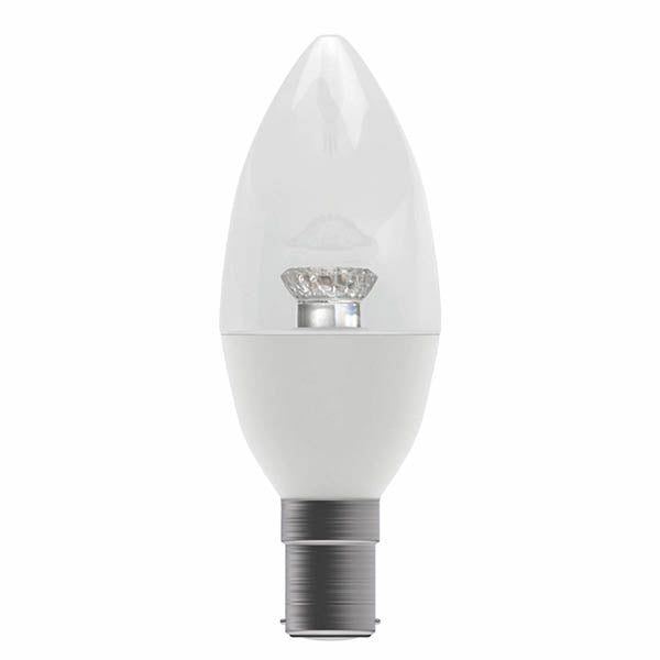 2.1W LED Filament Clear Candle - SES, 2700K