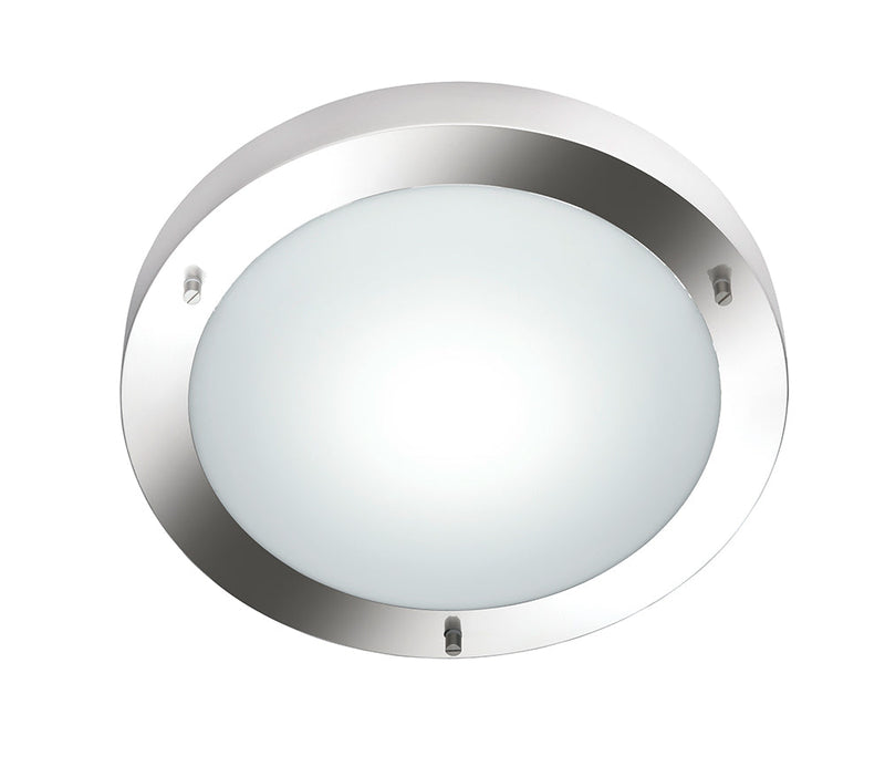 Trio Condus Round Ceiling Light -IP44 - CHROME