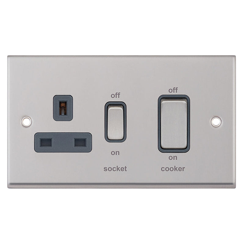 45A DP SWI+13A SW'D Socket