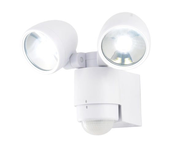 SIROCCO 2LT LED PIR SPOT TWIN