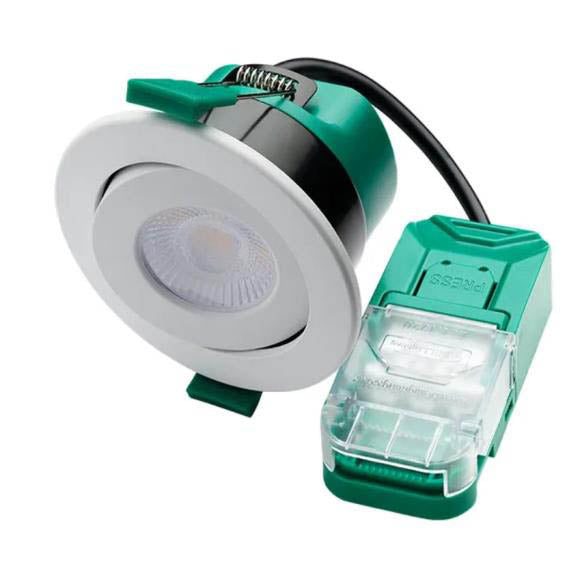 Duo 4 / 6W Firestay - Tiltable 4 CCT 2 Wattage Switchable LED Downlight