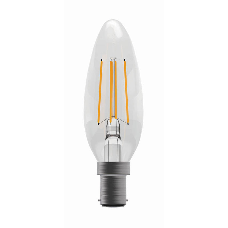 3.3W LED Filament Candle Lamp - SBC 4000K