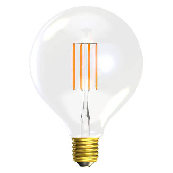 3.3W LED Vintage 125mm Globe  - Clear - ES 2700k