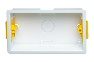 2 Gang Dry Lining Back Box - 35mm Deep