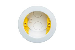 Round / Circular Dry Lining Back Box - 35mm Deep