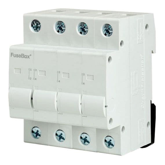 FUSBOX 4 Pole Type A RCD