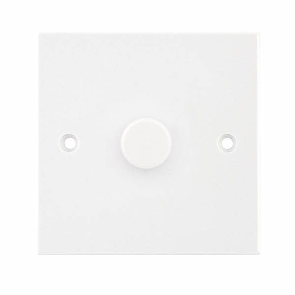 1 Gang 60-400 Watt Push On/Off Dimmer Switch - White