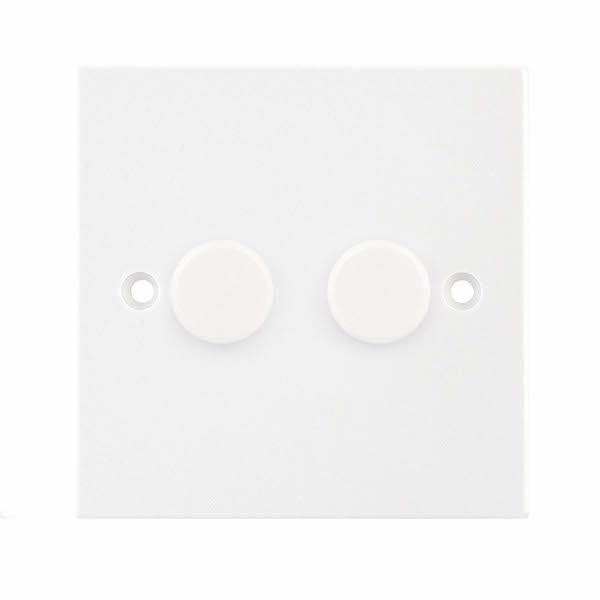 QA 2 Gang 2 Way PUSH CONTROL 60-400W DIMMER