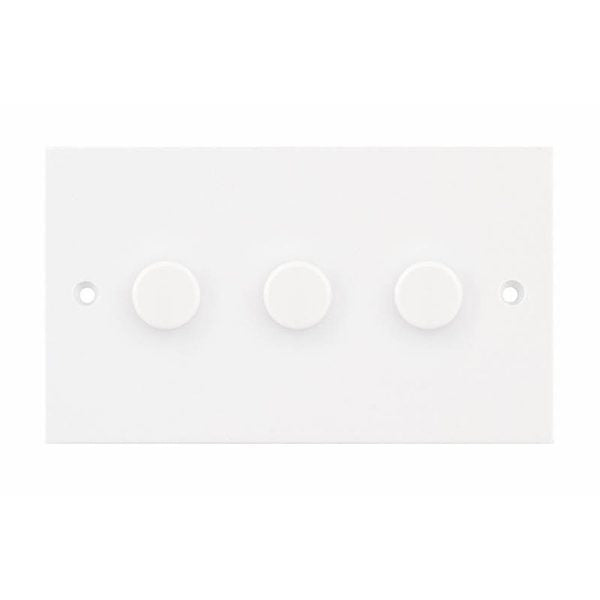 QA 3 Gang 2 Way PUSH CONTROL 40-250W DIMMER SWITCH