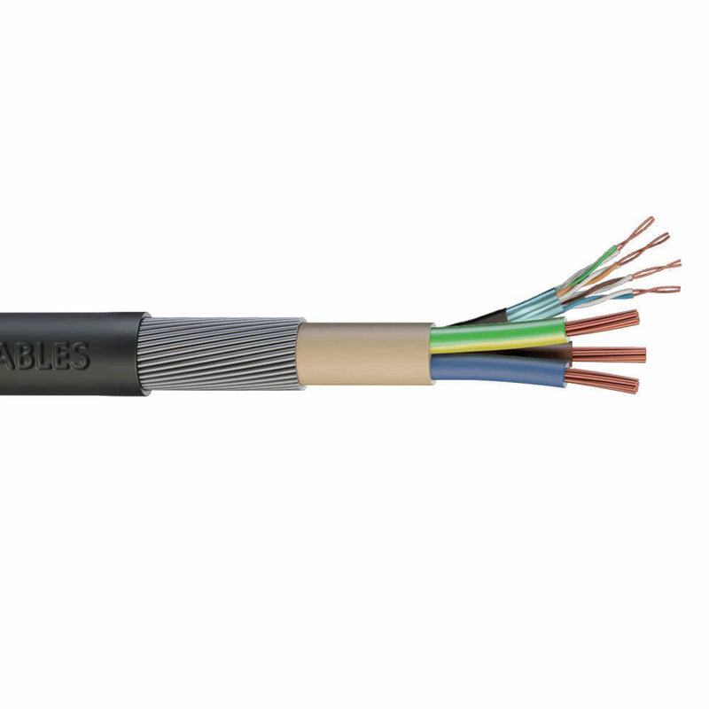 6mm Hi-Tuf EV Ultra 3 Core CAT5 Cable 1m