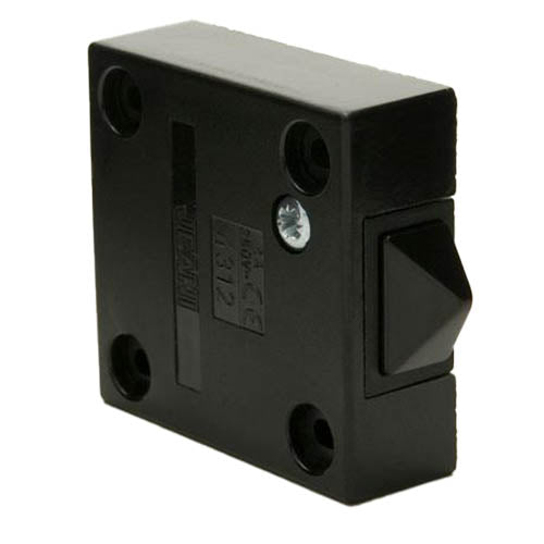 2A Push to Break Switch - Black