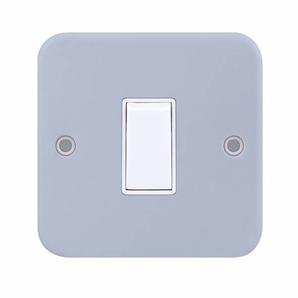 QA Metal Clad 2 Way Switch - 1 Gang