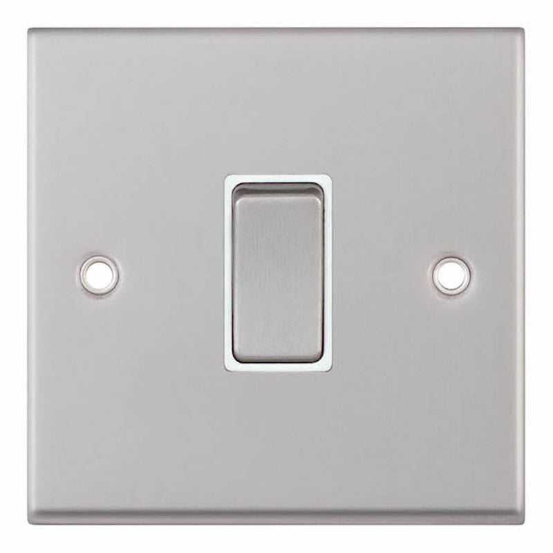 10 Amp Plate Switch – 1 Gang 2 Way White