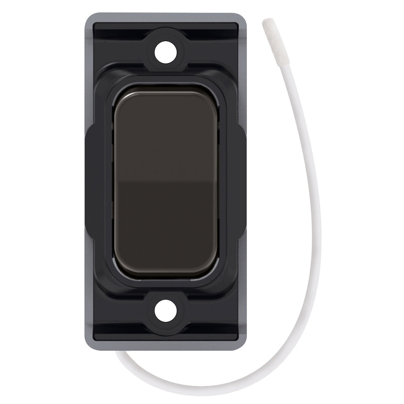 Retractive On / Off Switch – Dark Bronze with Black Insert