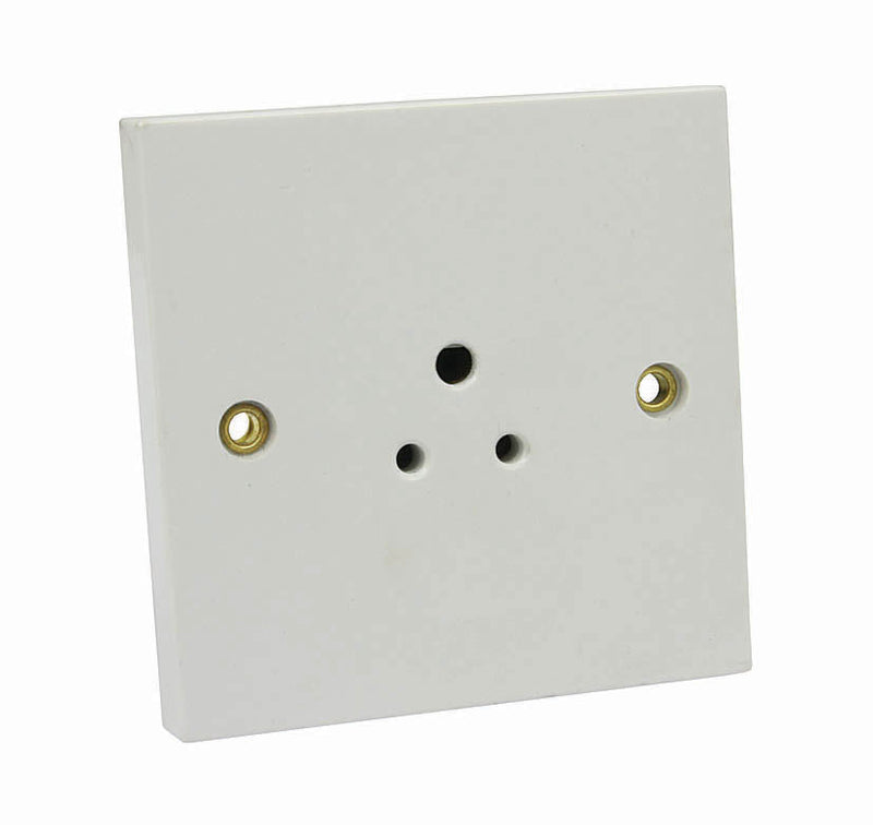 Single 1 Gang 2A Outlet Socket - White