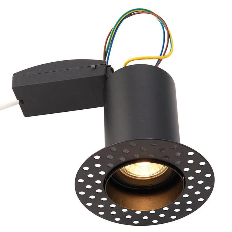 Black 50W Ravel Trimless Downlight