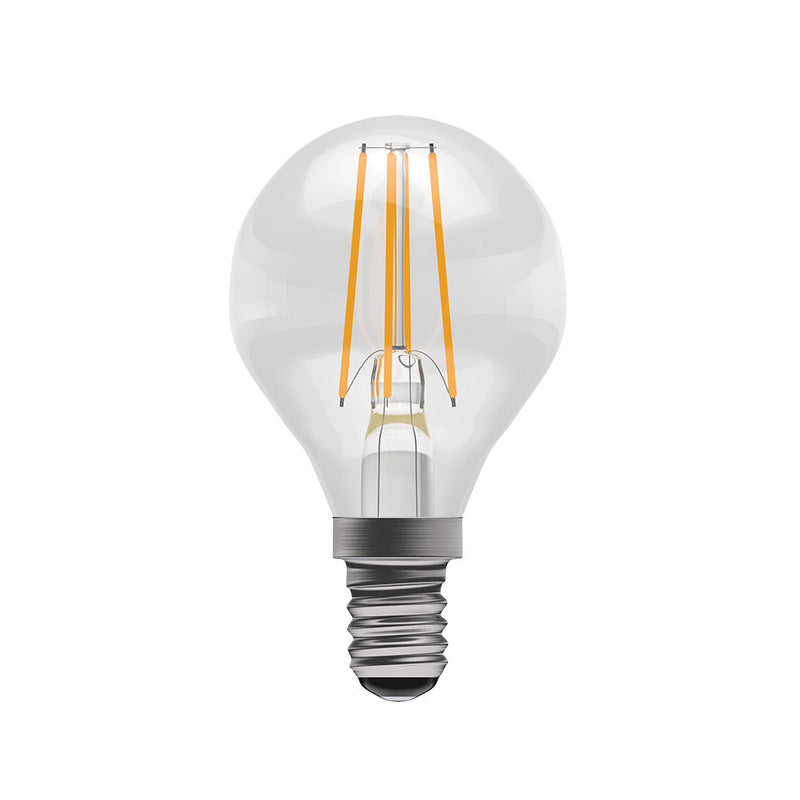 3.3W LED Filament Clear Round - SES, 4000K