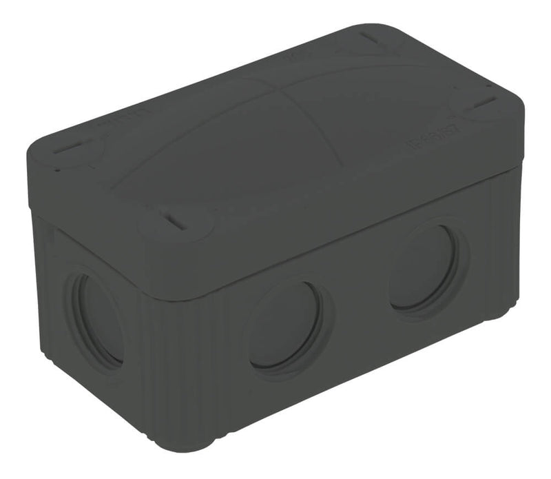 WISKA Black 85x49 x51mm Junction Box