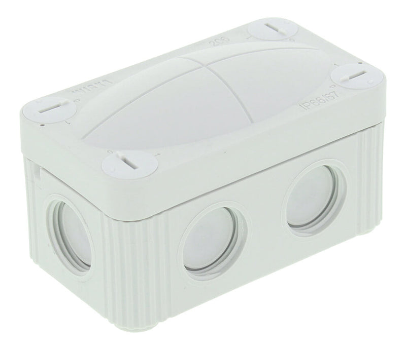 WISKA White 85x49 x51mm Junction Box