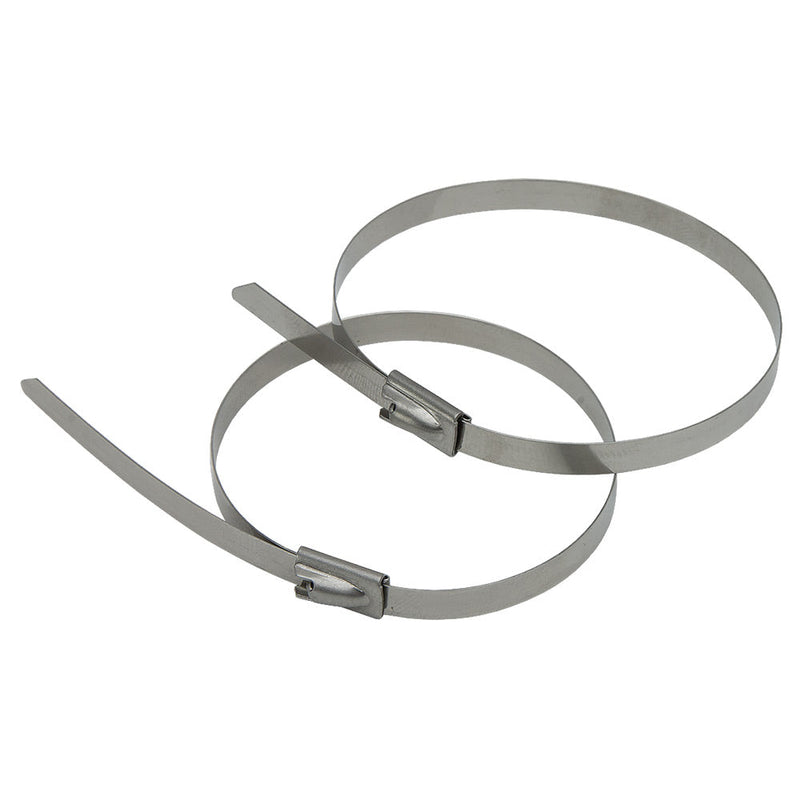 Pack of 100 Stainless Steel Cable Ties 200 x 4.6mm