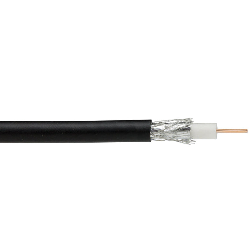 RG6 Satellite Cable Black - 100M Drum