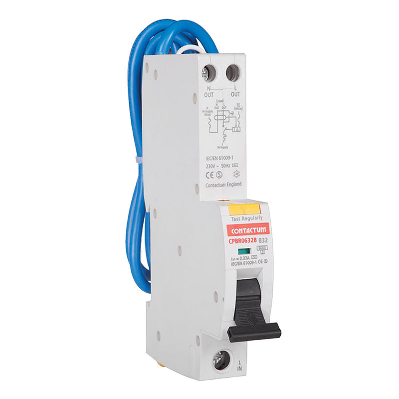 Contactum - 20A 6KA Type B SP RCBO