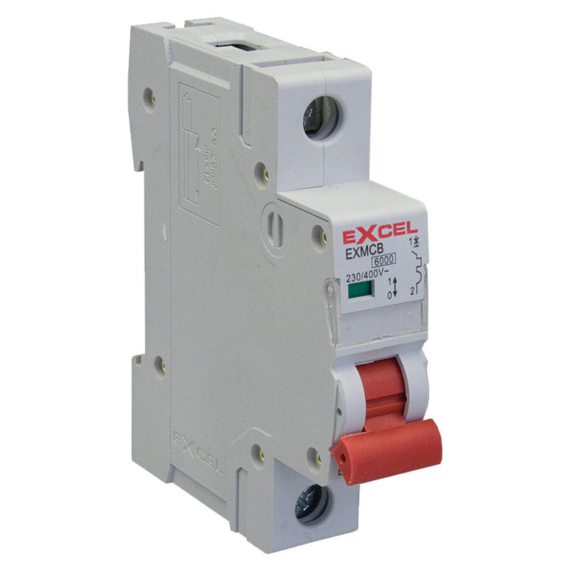 Excel 32 Amp - B Type Single Pole MCB