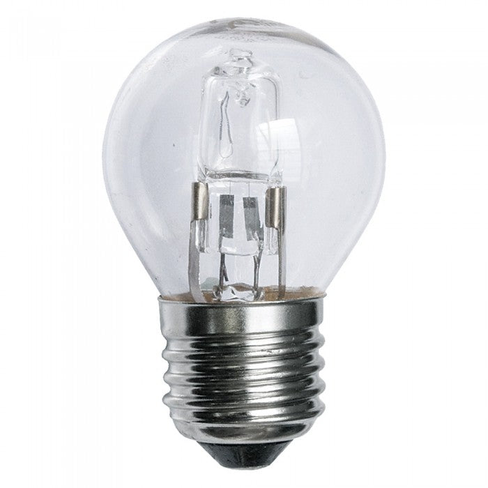 28 Watt ES Dimmable Halogen Golf Ball Lamp - Clear