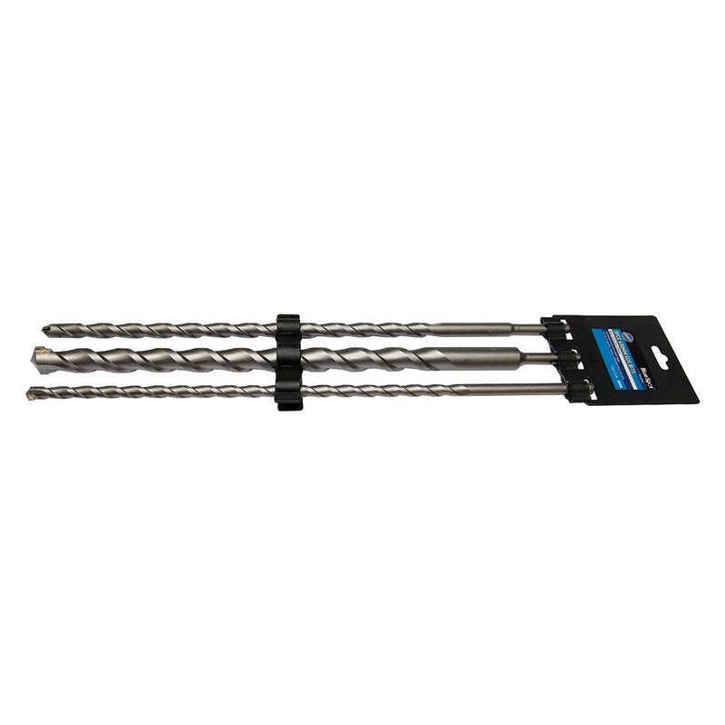 3 Piece 450mm Masonry SDS Plus Drill Bit Set