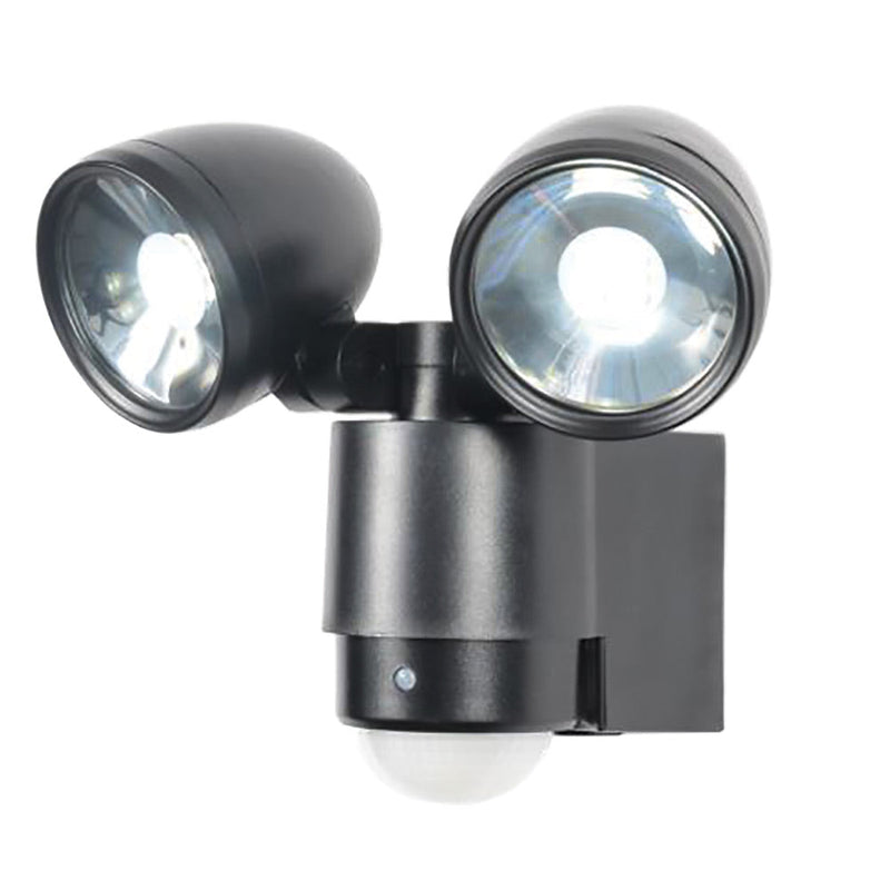 6W LED Twin Spot Floodlight with PIR IP44