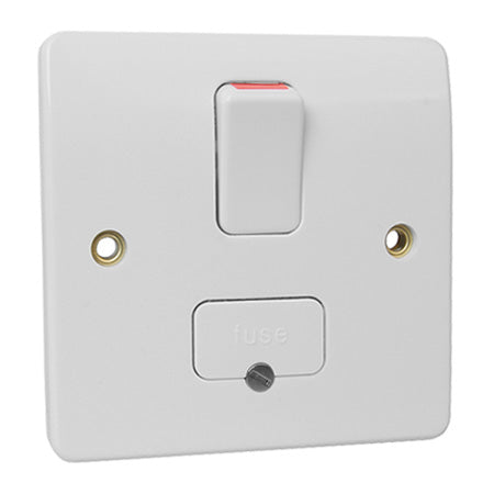 MK Logic Plus Switched Connection Unit - White