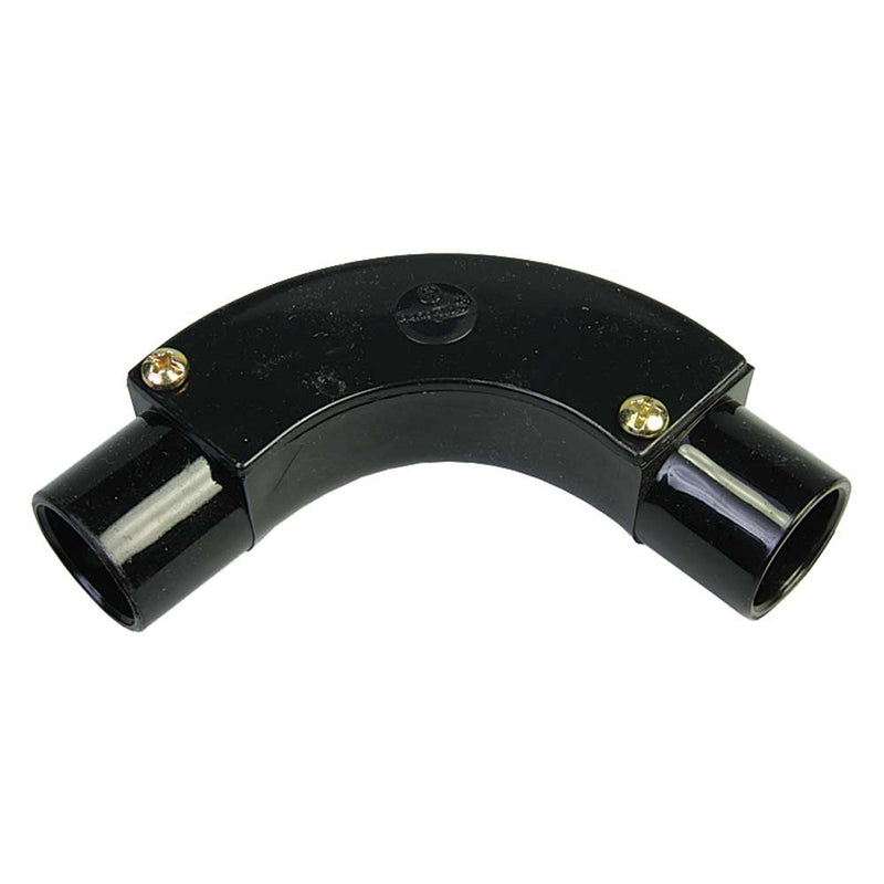 PVC Conduit Inspection Bend 20mm - Black