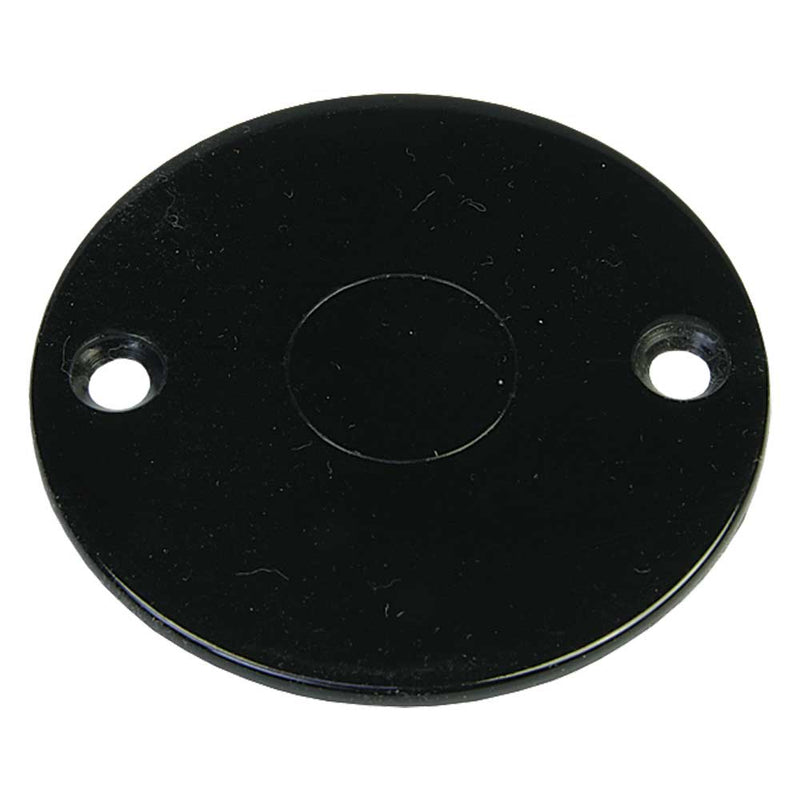 PVC Conduit Box Lid 20mm - Black