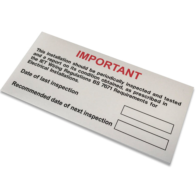 PERIODIC INSPECTION LABEL 130x60