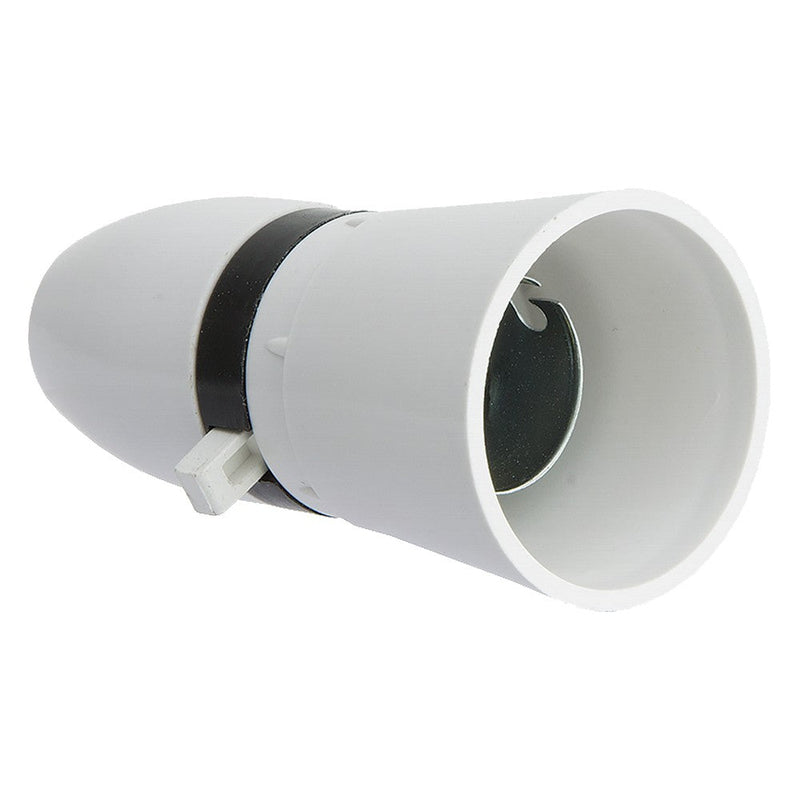 QA Switched Lampholder - White