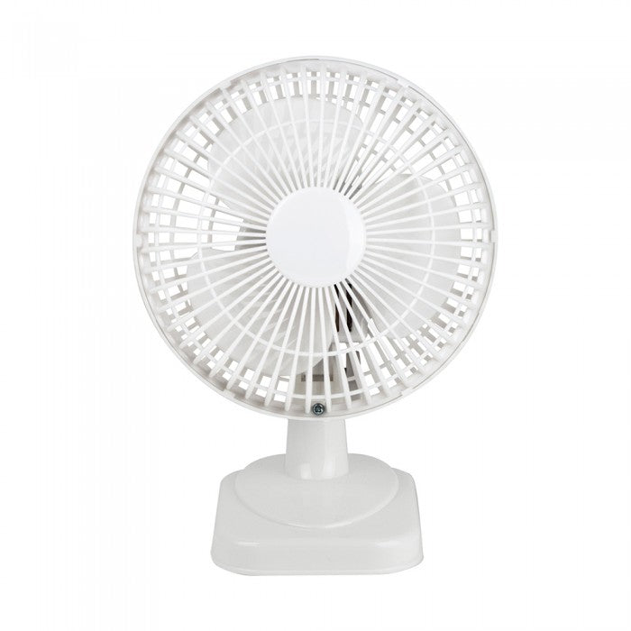 6 inch Desk Top Fan - White