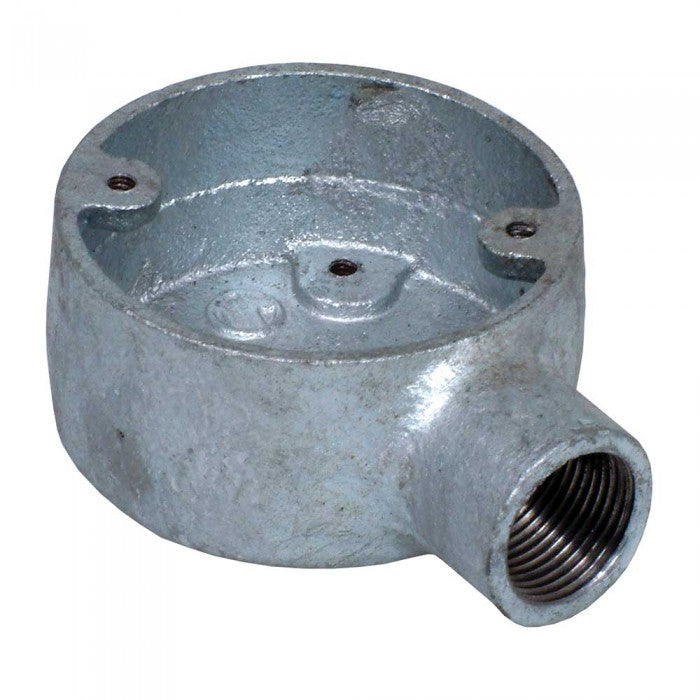 Galvanised Steel Conduit Terminal Box - 20mm