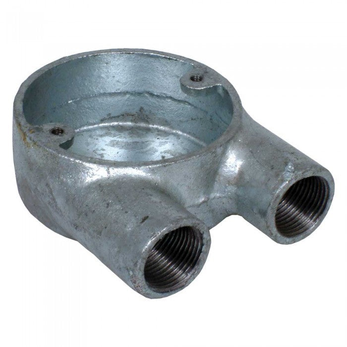 Galvanised Steel Conduit 'U' Box - 20mm