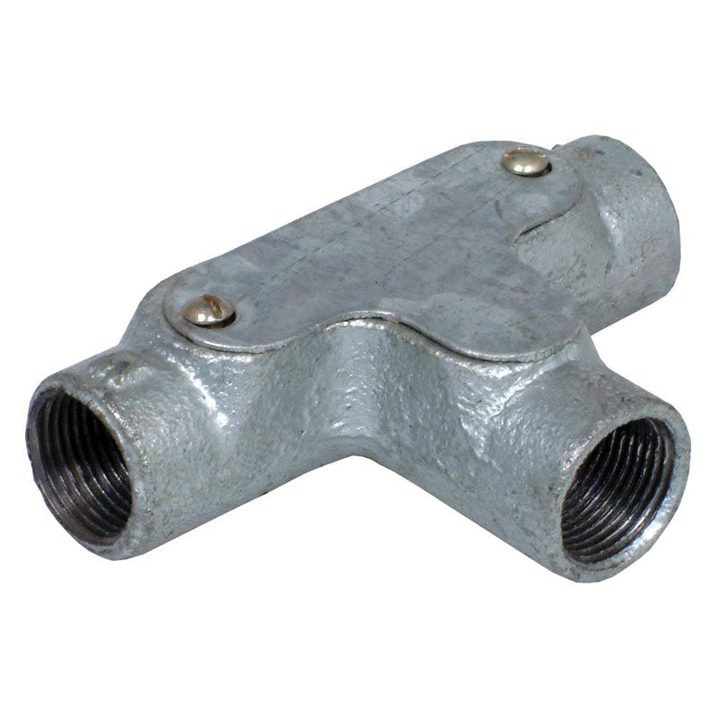 Galvanised Steel Conduit Inspection Tee - 20mm