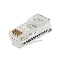 Stranded Modular Cat5e or Cat6 RJ45 Plug