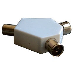 QA Coaxial 2 Way 'Y' Splitter