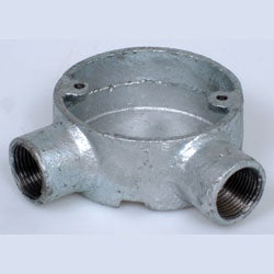 Galvanised Steel Conduit Angle Box - 20mm