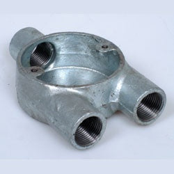 Galvanised Steel Conduit 'Y' Box - 20mm