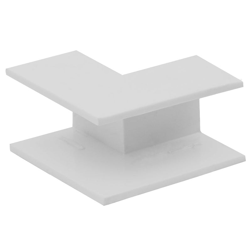 White PVC Trunking Internal Angle - 40mm x 16mm