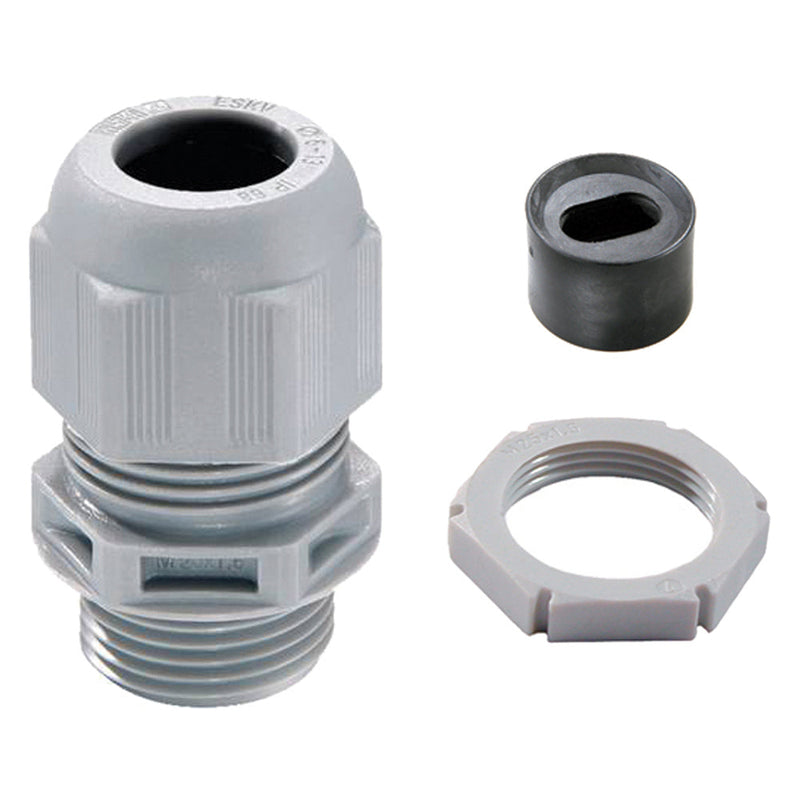 Wiska Sprint IP68 Plastic Cable Gland LSF 25mm 1x 6mm Flat Cable Kit